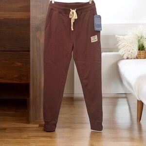Life Is Good Sweatpants with Tapered Legs and Elastic Waistband